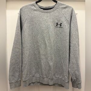 Under Armour | Men's Light Gray Crewneck Sweatshirt